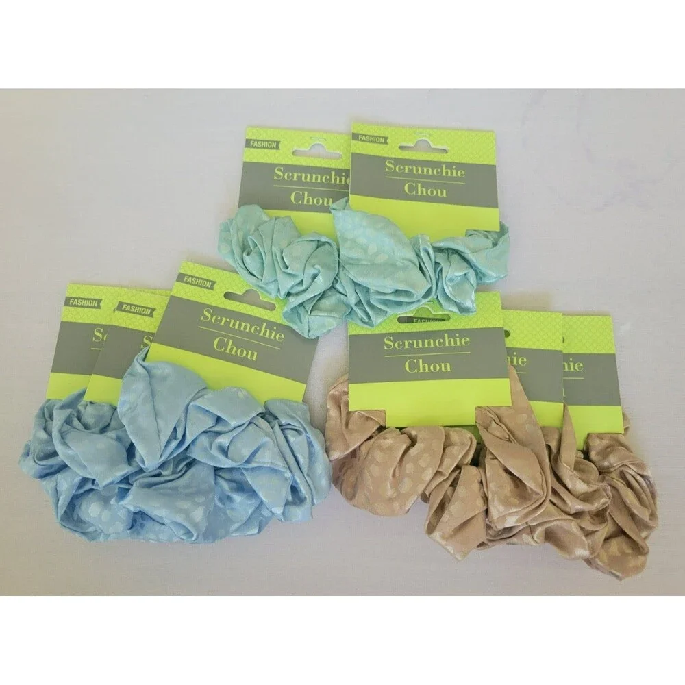 Hair Accessories Scrunchies Headbands Clips Ties Lot of 102 Pieces New With Tags
